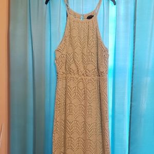 Ladies crochet knit maxi dress